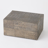 Studio A Navigator Rectangle Box - Antique Gunmetal
