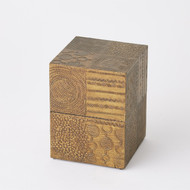 Studio A Navigator Square Box - Antique Brass - Lg