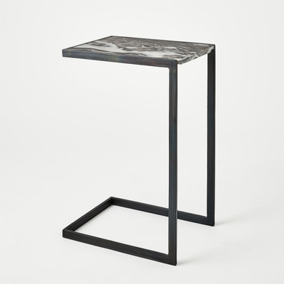 Studio A Nudge Nesting Table - Gunmetal - Lg