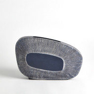 Studio A Offset Square Scratch Vase - Ink - Low