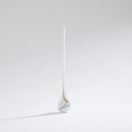 Studio A Pollock Bulb Vase - White - Lg