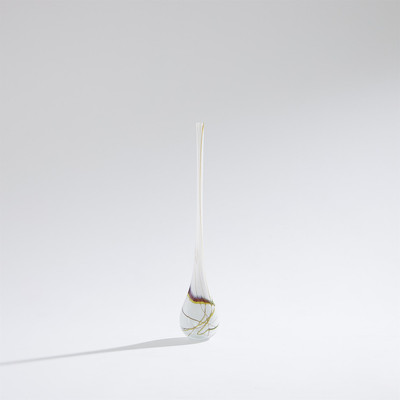 Studio A Pollock Bulb Vase - White - Med