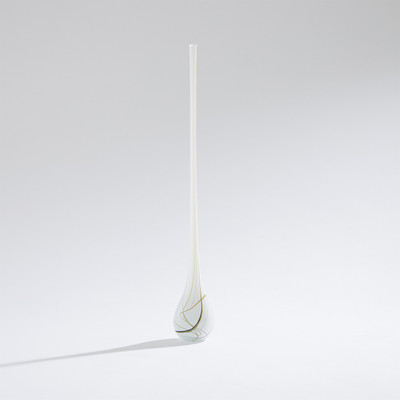 Studio A Pollock Bulb Vase - White - XLg