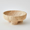 Studio A Priory Low Bowl - Travertine
