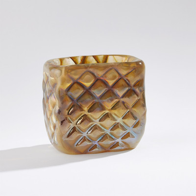 Studio A Quilted Vase - Iris Gelp - Wide