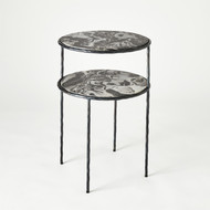 Studio A Registrar Tiered Table - Gunmetal