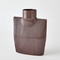 Studio A Ribbed Collar Vase - Plum - Lg