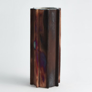 Studio A Ribbed Raku Vase
