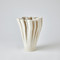 Studio A Ripple Printed Vase - Matte White - Tall