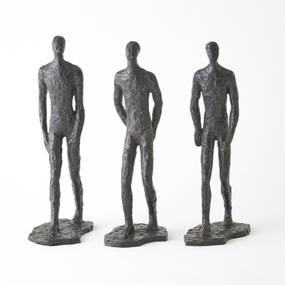 Studio A S - 3 Pondering Sculptures - Bronze