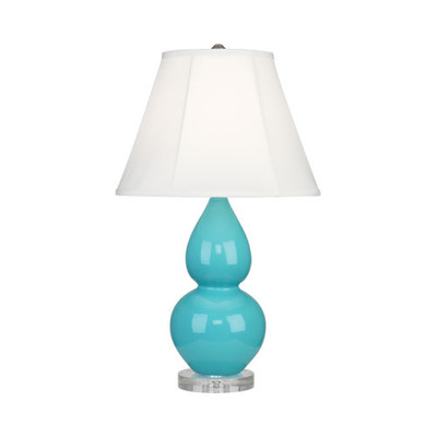 Small Double Gourd Table Lamp - Egg Blue