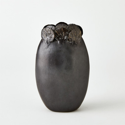 Studio A Sand Dollar Vase - Black - Lg