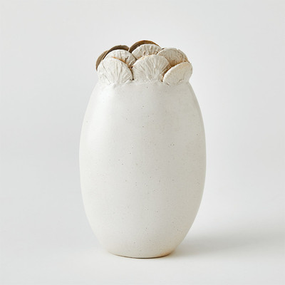 Studio A Sand Dollar Vase - White - Lg