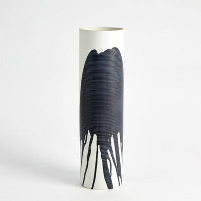 Studio A Splatter Vase - Ink - Lg