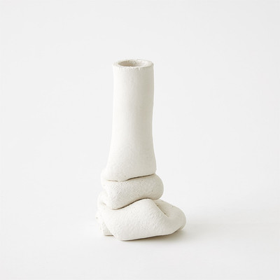 Studio A Squoze Vase - White - Lg