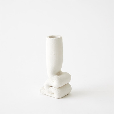 Studio A Squoze Vase - White - Sm