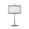 Saturnia Accent Table Lamp - Stainless Steel