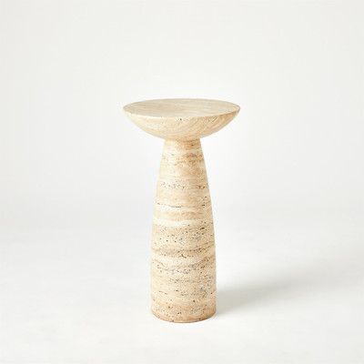 Studio A Tapered Accent Table - Travertine