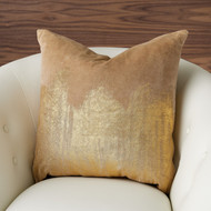 Studio A Thunder Pillow - Gold Leaf