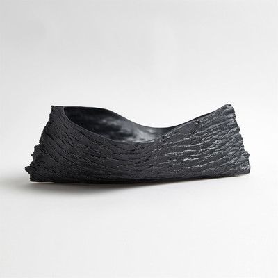 Studio A Twisty Japanese Cherry Bowl - Matte Black