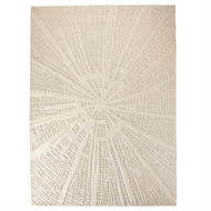 Studio A Vortex Rug - Ivory - Ivory - 11 x 14