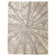 Studio A Vortex Rug - Ivory - Natural - Grey - 12 x 15
