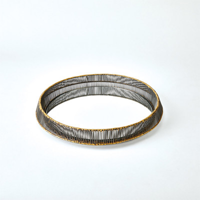 Studio A Whipped Wire Tray - Mirror - Med