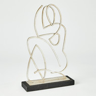 Studio A Wire Madonna - Antique Silver