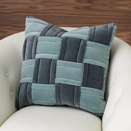 Studio A Woven Pillow - Bluish Grey