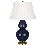 Double Gourd Table Lamp - Antique Brass - Midnight