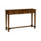 Jonathan Charles Buckingham Empire Mahogany Console Table