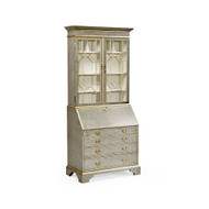 Jonathan Charles Buckingham Georgian Grey & Gilded Secretary