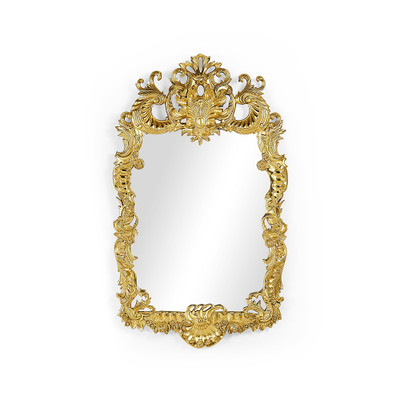 Jonathan Charles Buckingham Gilded rococo style mirror