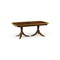 Jonathan Charles Buckingham Regency Crotch Mahogany Extending Dining Table