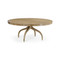 Jonathan Charles Buckingham Round Bleached Walnut Dining Table