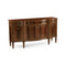 Jonathan Charles Buckingham Serpentine Mahogany Credenza