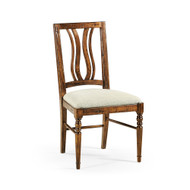 Jonathan Charles Casual Accents Country Walnut Curved Back Arm Chair