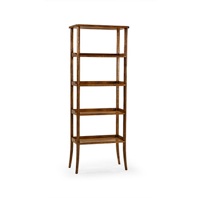 Jonathan Charles Casual Accents Country Walnut Etagere