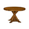 Jonathan Charles Casual Accents Country Walnut Round Wood Dining Table