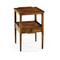Jonathan Charles Casual Accents Country Walnut Square End Table