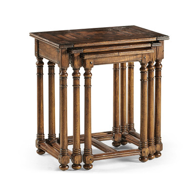 Jonathan Charles Casual Accents Huntingdon 3 Piece Nesting Tables