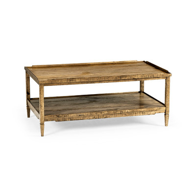 Jonathan Charles Casual Accents Medium Driftwood Cocktail Table