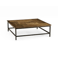 Jonathan Charles Casual Accents Medium Driftwood Square Coffee Table