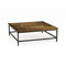 Jonathan Charles Casual Accents Medium Driftwood Square Coffee Table