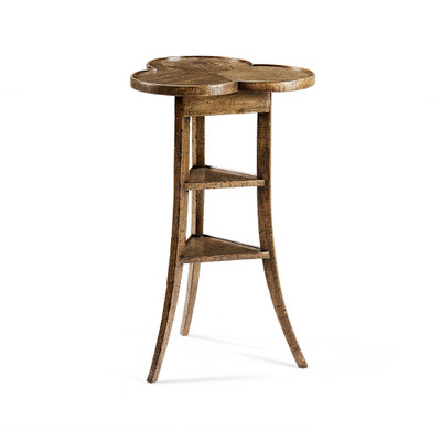Jonathan Charles Casual Accents Medium Driftwood Trefoil Side Table