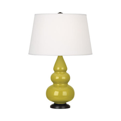 Small Triple Gourd Table Lamp - Citron