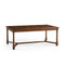 Jonathan Charles Casual Accents Walnut Parquet Oyster Cocktail Table