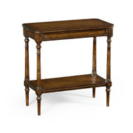 Jonathan Charles Country Farmhouse Walnut Side Table
