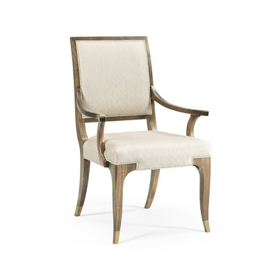 Jonathan Charles Hamilton Golden Amber Dining Arm Chair