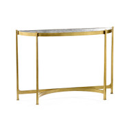 Jonathan Charles Luxe Large Half Moon Console Table
